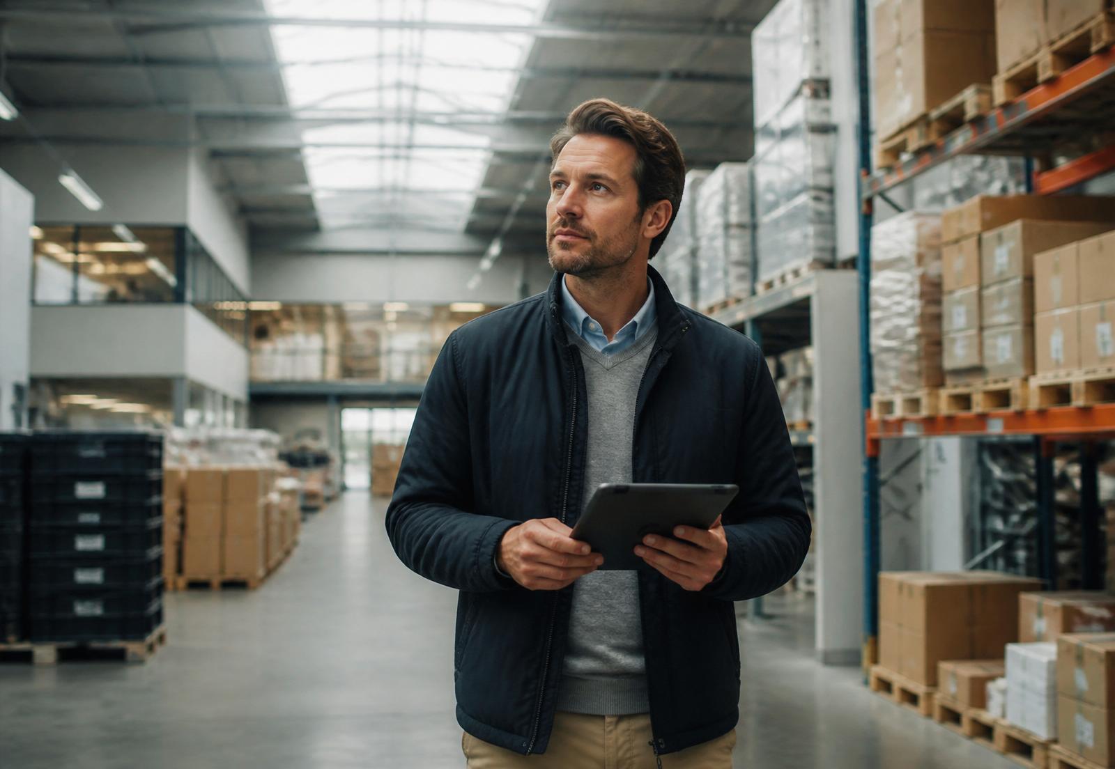 Operations manager bekijkt voorraad en orders in VernaOS